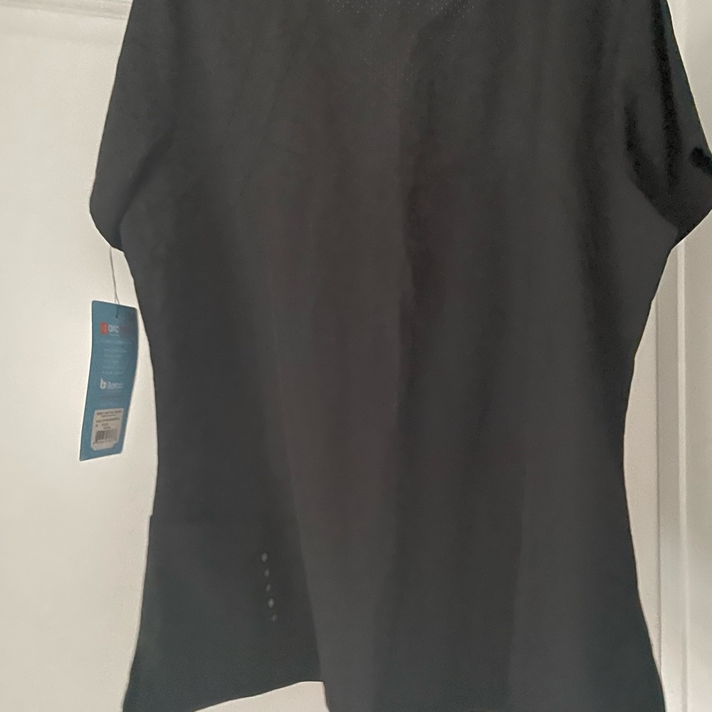 NWT 🏷️ Barco Black Scrubs Top Medium 🩺 - Picture 5 of 7